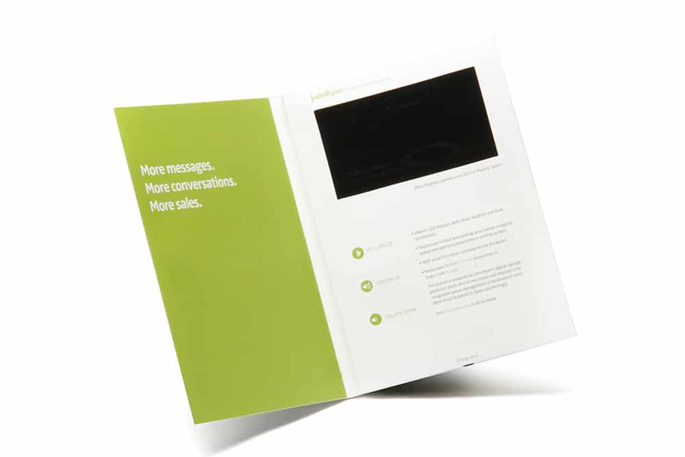 A5 Video Brochure