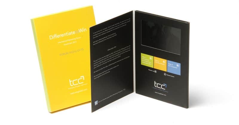 TCC Video Brochure with Logoed Presentation Box