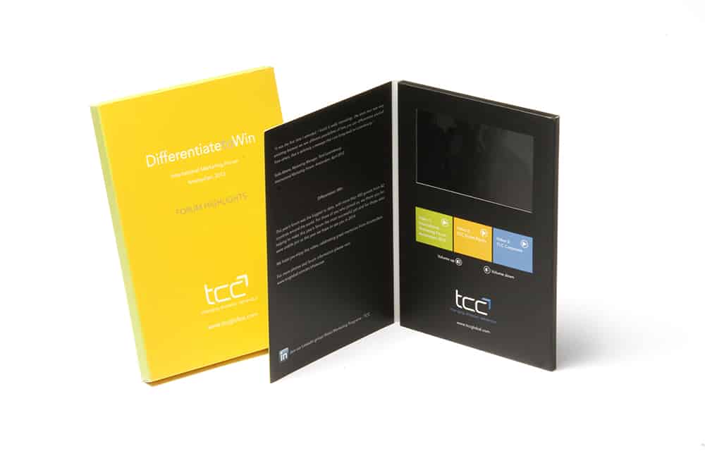 TCC Video Brochure with Logoed Presentation Box