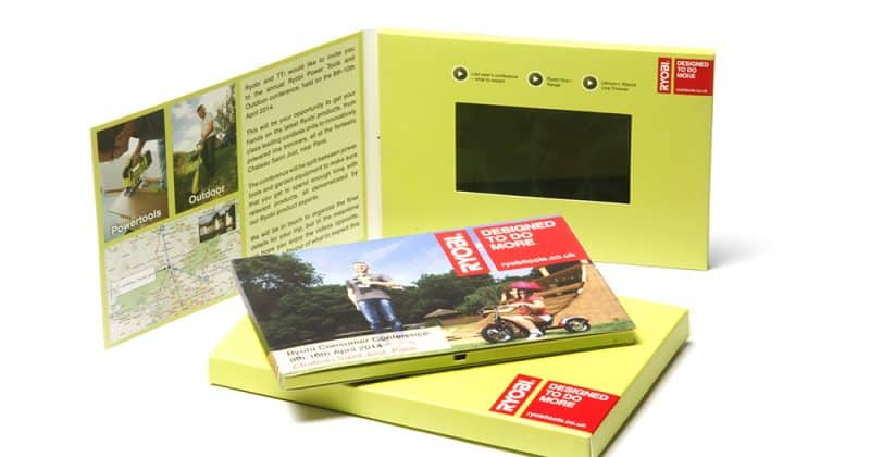 Video Brochure with Logoed Presentation Box