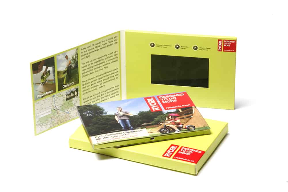 Video Brochure with Logoed Presentation Box