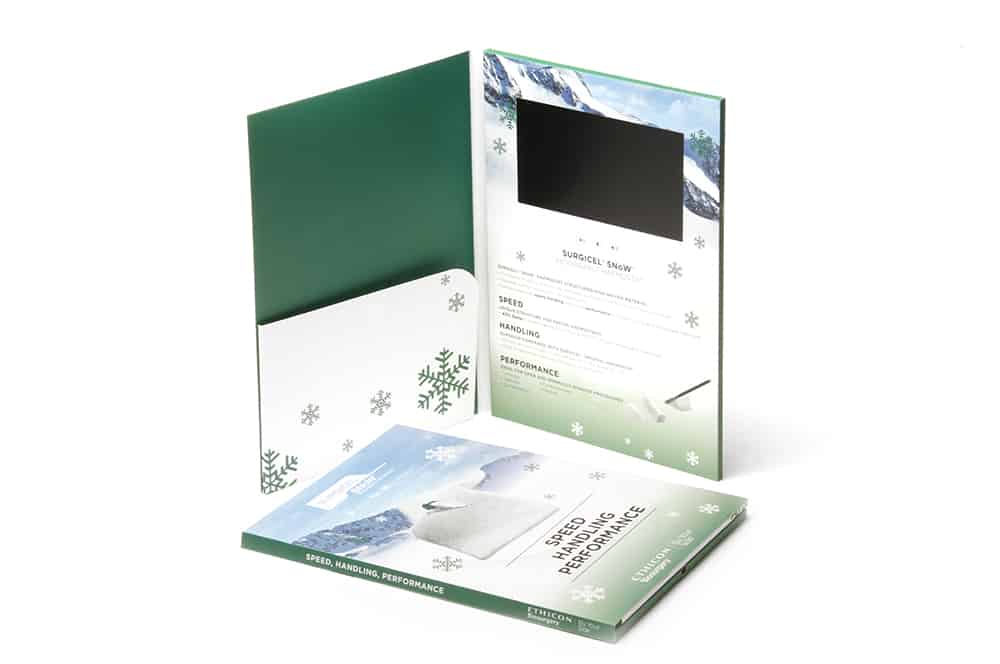 A4 Video Brochure with Inside Pocket