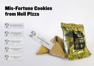 Mis-Fortune Cookies from Hell Pizza